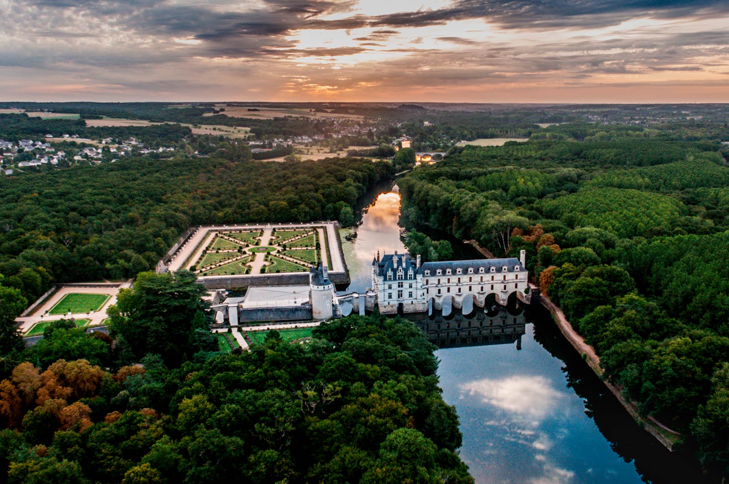 Château de Chenonceau | Vol en montgolfière